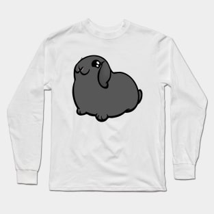 Gray Lop Bunny Rabbit Coney Long Sleeve T-Shirt